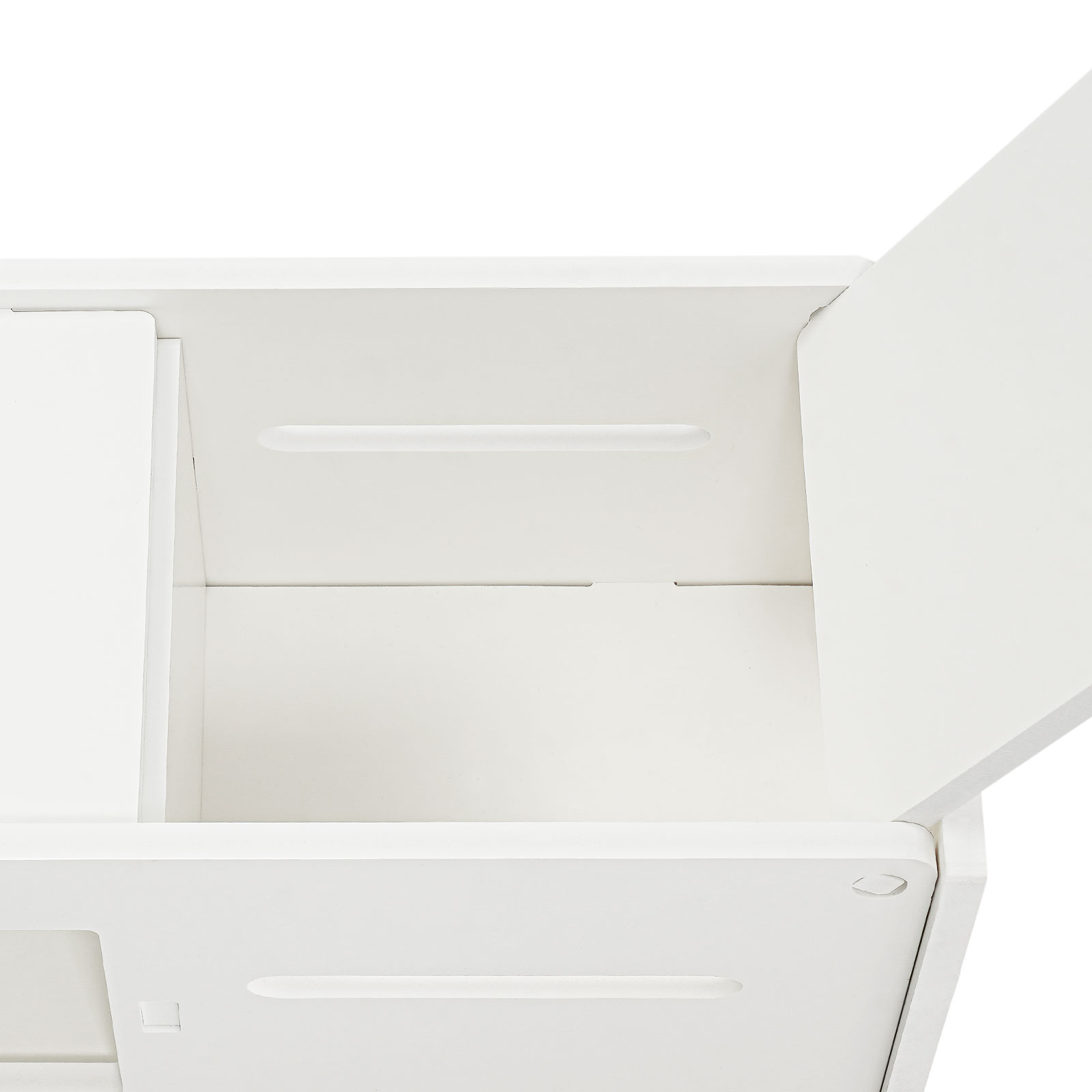 19 cm wide bathroom cabinet, toilet side cabinet - white BG231 brushless