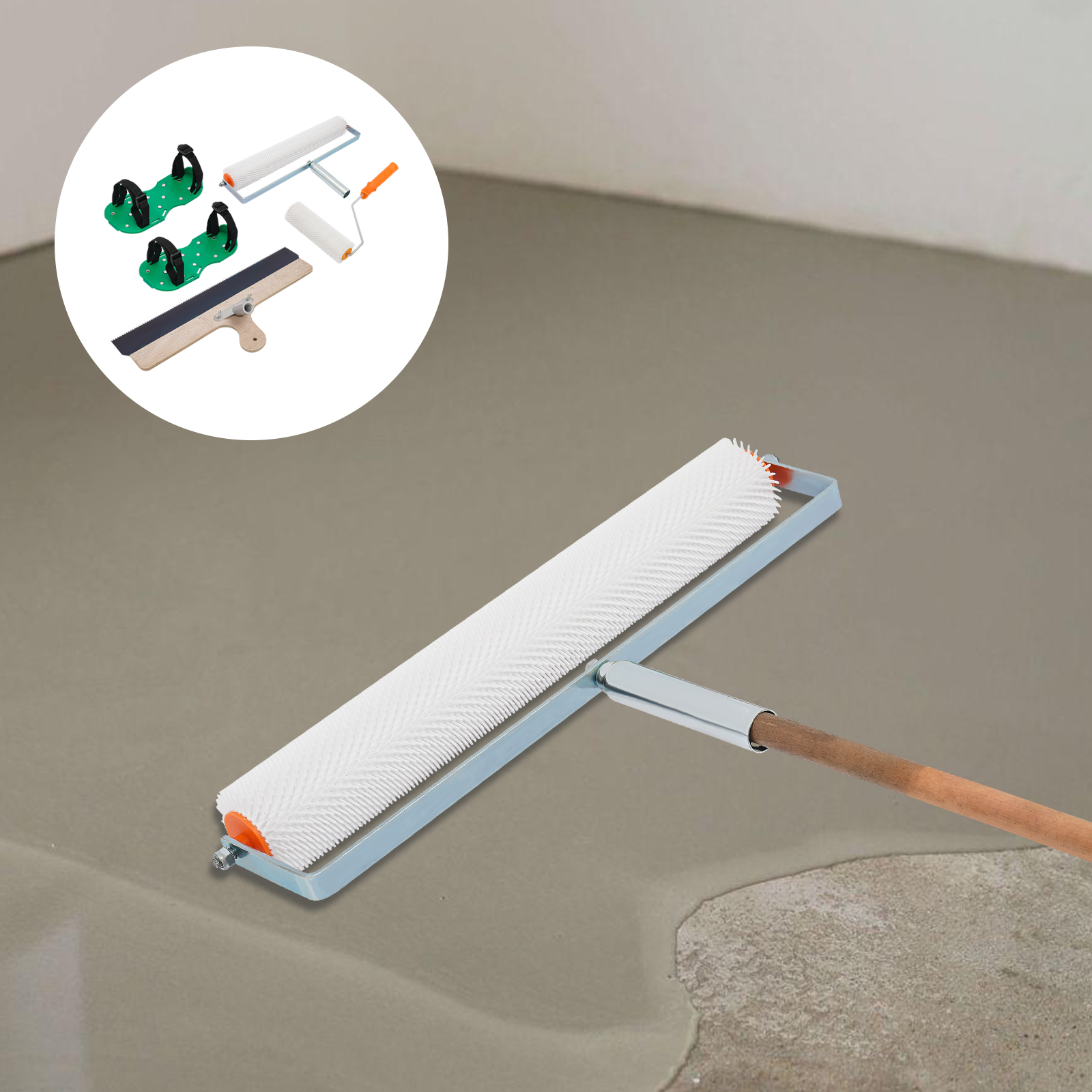 Self-levelling Cement Tool Kit, Cement Floor Leveling Tools Kit, Self Leveling Tools