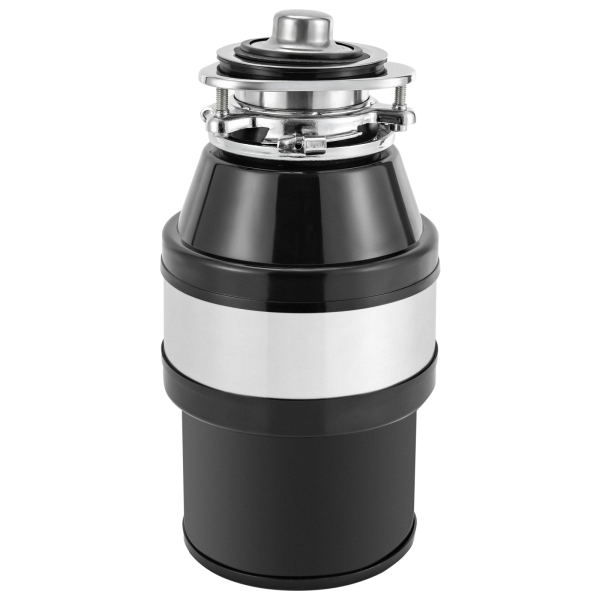 Garbage Disposer Continuous Feed Food Waste Disposer Food Garbage Disposal Machine with 560W Pure Copper Motor Leakproof 3500RPM for Home Kitchen