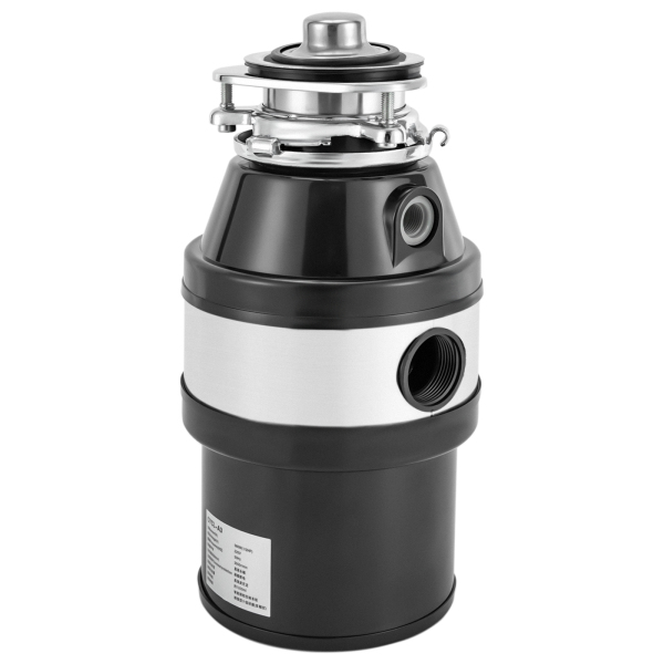 Garbage Disposer Continuous Feed Food Waste Disposer Food Garbage Disposal Machine with 560W Pure Copper Motor Leakproof 3500RPM for Home Kitchen