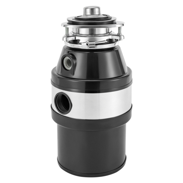 Garbage Disposer Continuous Feed Food Waste Disposer Food Garbage Disposal Machine with 560W Pure Copper Motor Leakproof 3500RPM for Home Kitchen