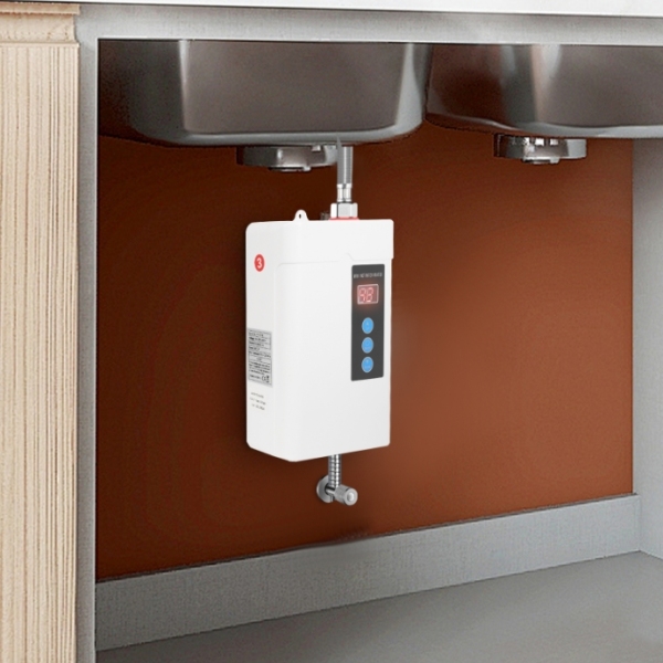 5000W 220V Constant Temperature Kitchen Water Heater (without plug) - White 5000W 220V Constant Temperature Kitchen Water Heater (without plug) - White