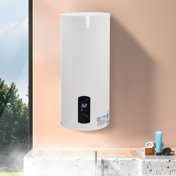 2KW 220V Electric Boiler Electric Storage Hot Water Spreader with Hand Shower 60L Electric Hot Water Heater Boiler Cylinder Storage Tank Heater 13.2gal