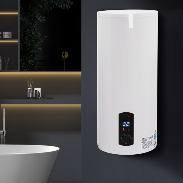 2KW 220V Electric Boiler Electric Storage Hot Water Spreader with Hand Shower 60L Electric Hot Water Heater Boiler Cylinder Storage Tank Heater 13.2gal