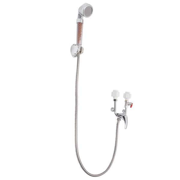 2000W Electric Tank Water Heater 35L Electric Water Heater Temperature (77-167°F) with Practical Shower Helpful Faucet Brass Drain Valve for Kitchens Toilets Flats