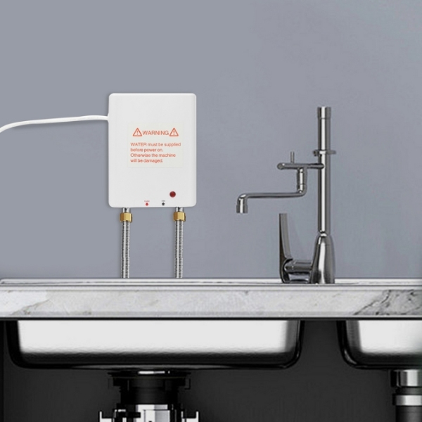 Instant Electric Water Heater,3500W Mini Tankless Water Heater,for Kitchen Bathroom Sinks