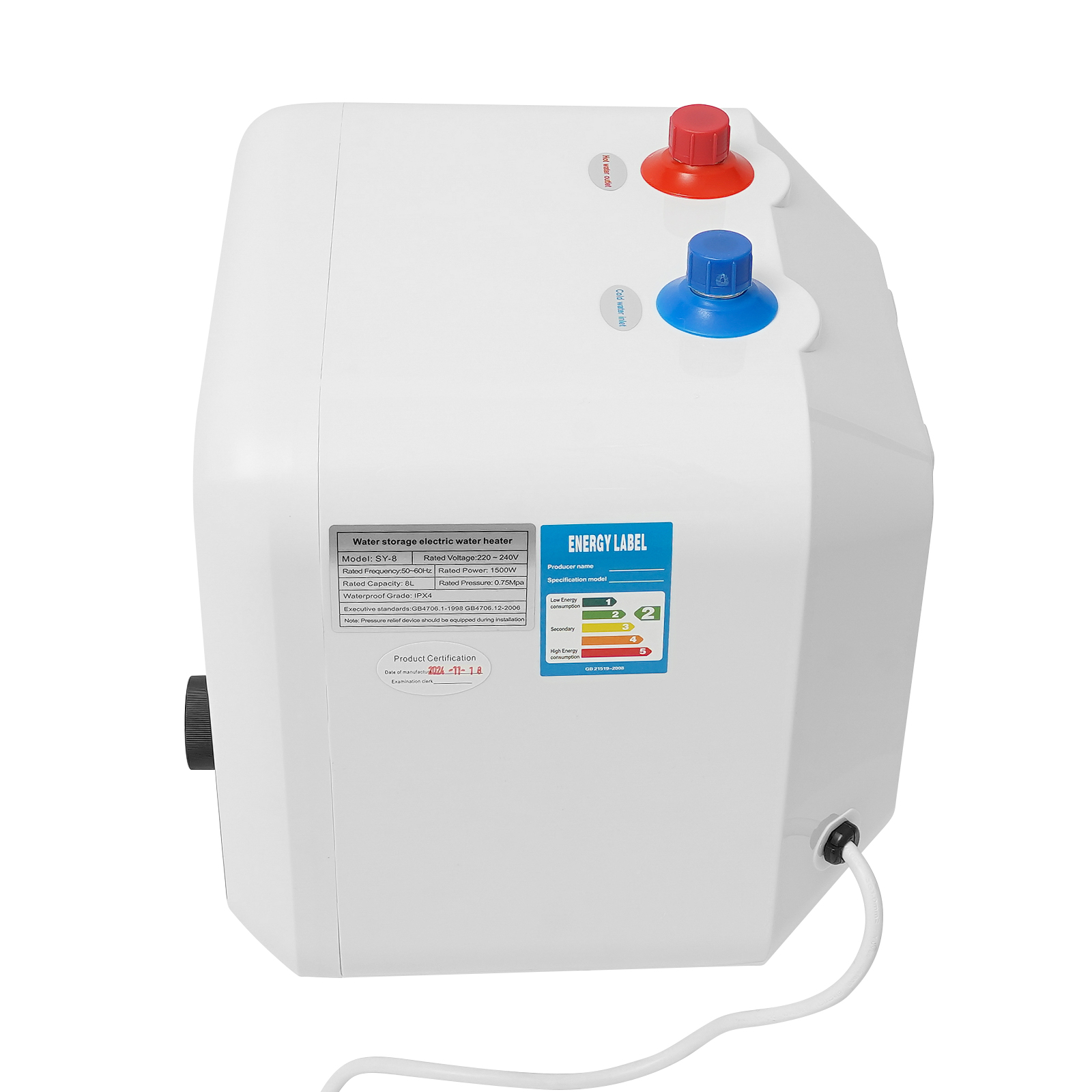 Electric Hot Water Heater, Electric Tank Hot Water Heater, Wall-mounted Tank Hot Water Heater