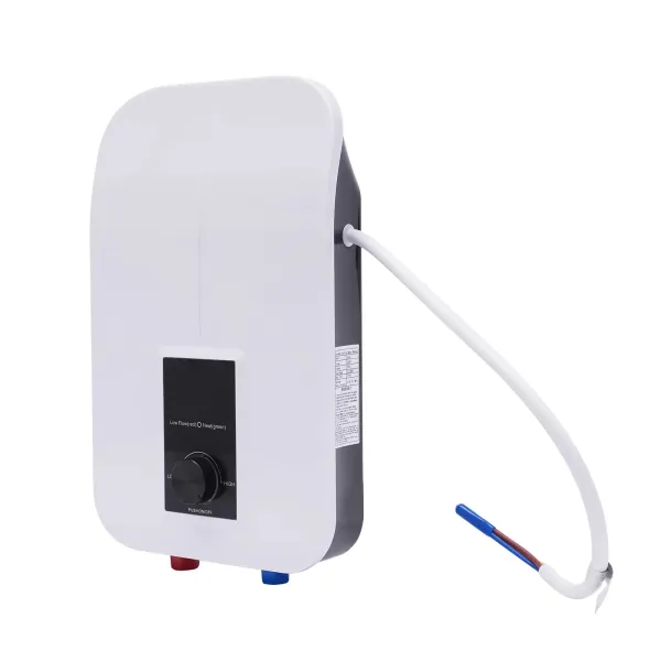 Mini Instant Kitchen Water Heater 6500W, Tankless Shower Water Heater 220V Mini Low Pressure Tank