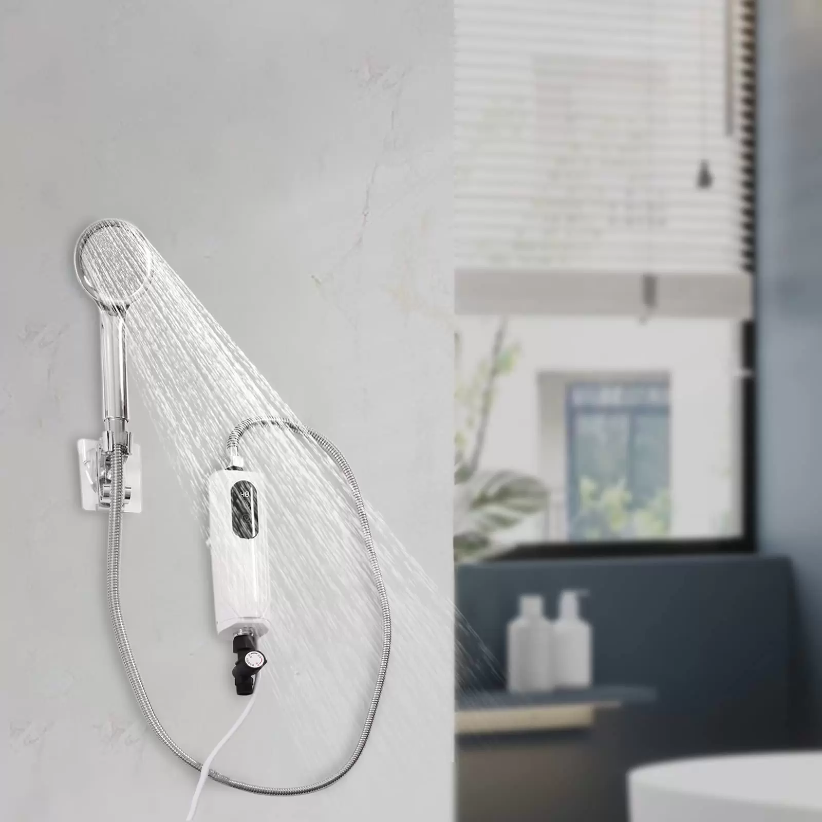 3500W Electric Instant Hot Water Heater Fast Heating Water Heater with LED Display Mini Water Heater White Tankless for Bathroom and Kitchen 3500W Electric Instant Hot Water Heater Fast Heating Water Heater with LED Display Mini Water Heater White Tankless for Bathroom and Kitchen