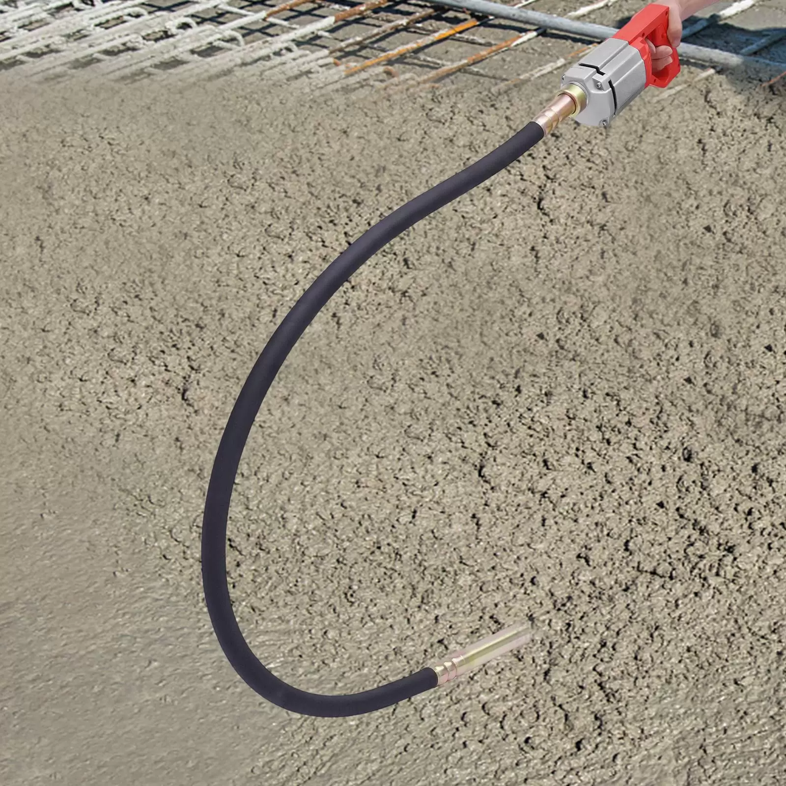 Electric Concrete Agitator 1300W Indoor Vibrator 2m Vibration Rod Length Concrete Vibrator Used In Repair Construction Concrete Column Electric Concrete Agitator 1300W Indoor Vibrator 2m Vibration Rod Length Concrete Vibrator Used In Repair Construction Concrete Column