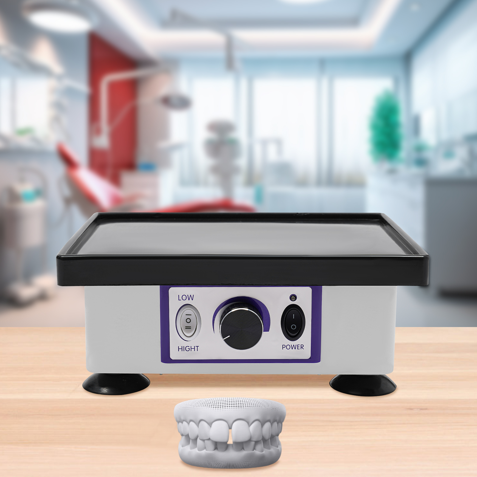 Square Dental Oscillator Plaster Oscillator Oscillator Vibrator 150W Laboratory Equipment Vibrator Vibrator