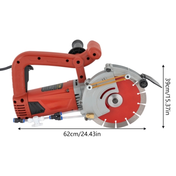 Electric Concrete Saw 4800W, Wall Saw, Monolithic Grooving Machine, Red Electric Concrete Saw 4800W, Wall Saw, Monolithic Grooving Machine, Red