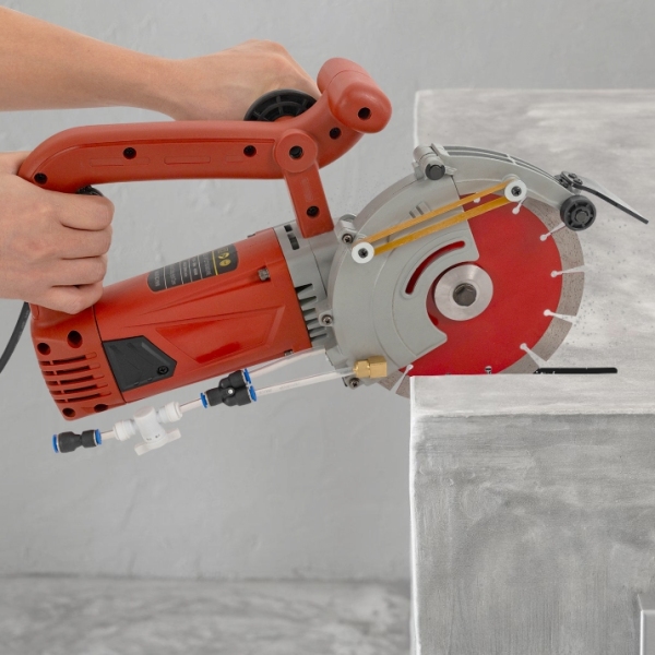 Electric Concrete Saw 4800W, Wall Saw, Monolithic Grooving Machine, Red Electric Concrete Saw 4800W, Wall Saw, Monolithic Grooving Machine, Red