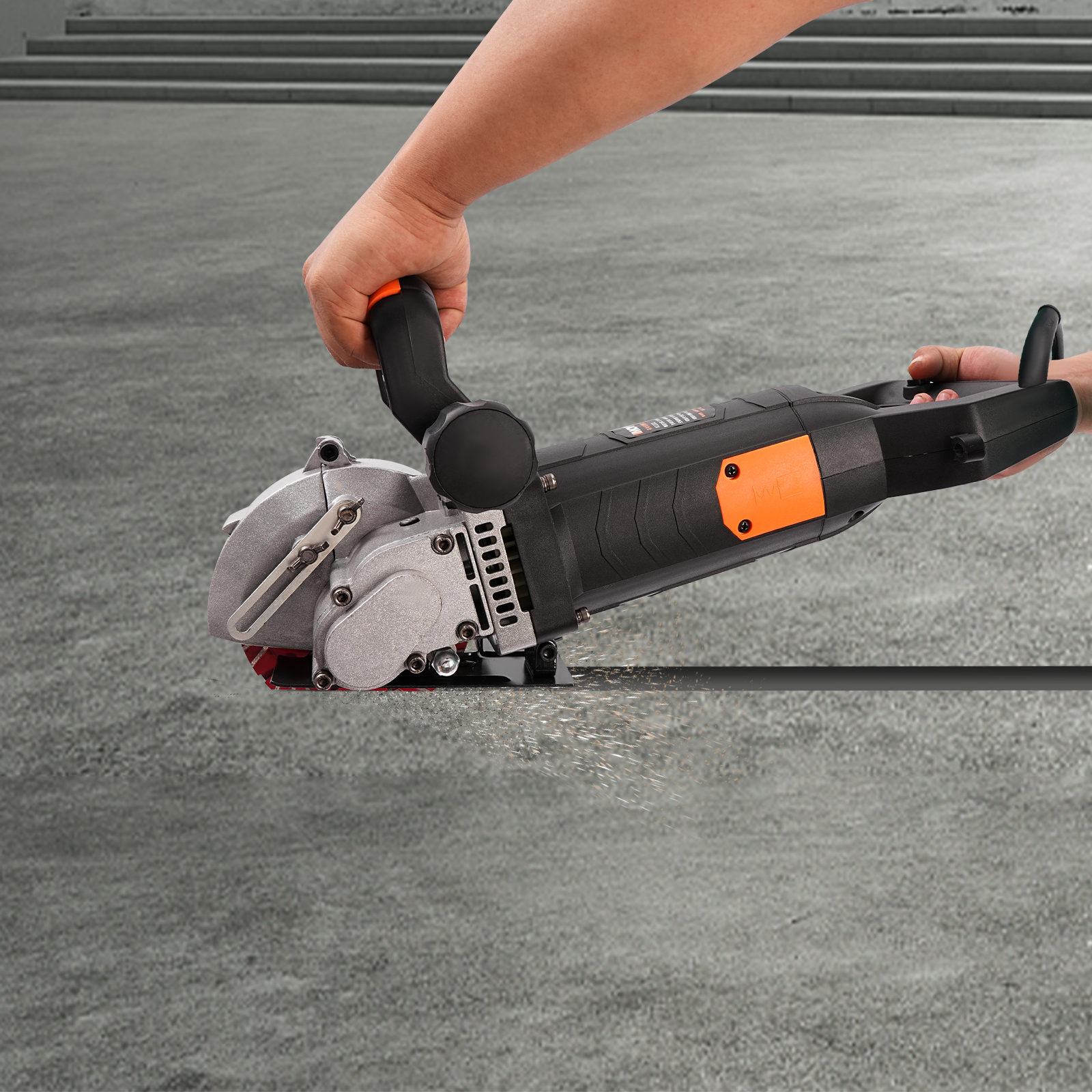 Concrete cutting saw, electric corded stone circular saw, electric concrete cutter