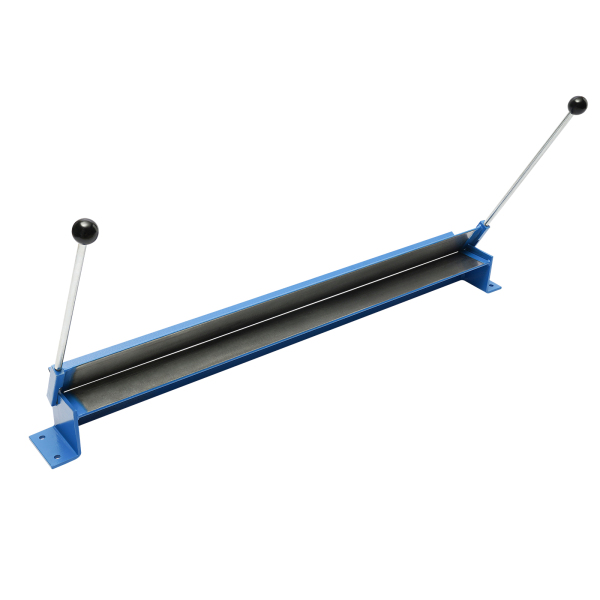 Sheet Metal Brake Used To Bend Carbon Steel Copper Plate Aluminum Plate Soft Aluminum #45 Steel Durable Metal Sheets 43.3*7*5.9inch Blue