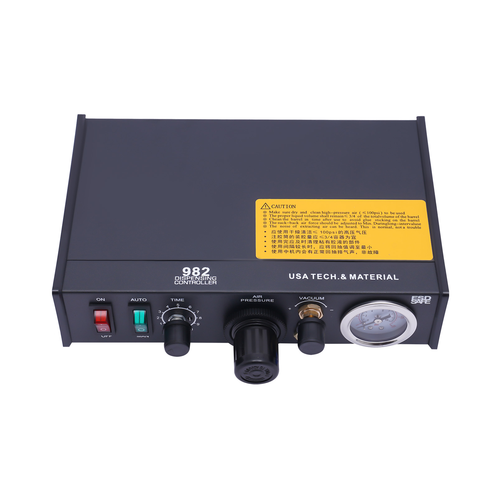 Pneumatic Dispensing Controller Glue Dispenser Solder Fluid Controller 982 Pneumatic Dispensing Controller Glue Dispenser Solder Fluid Controller 982