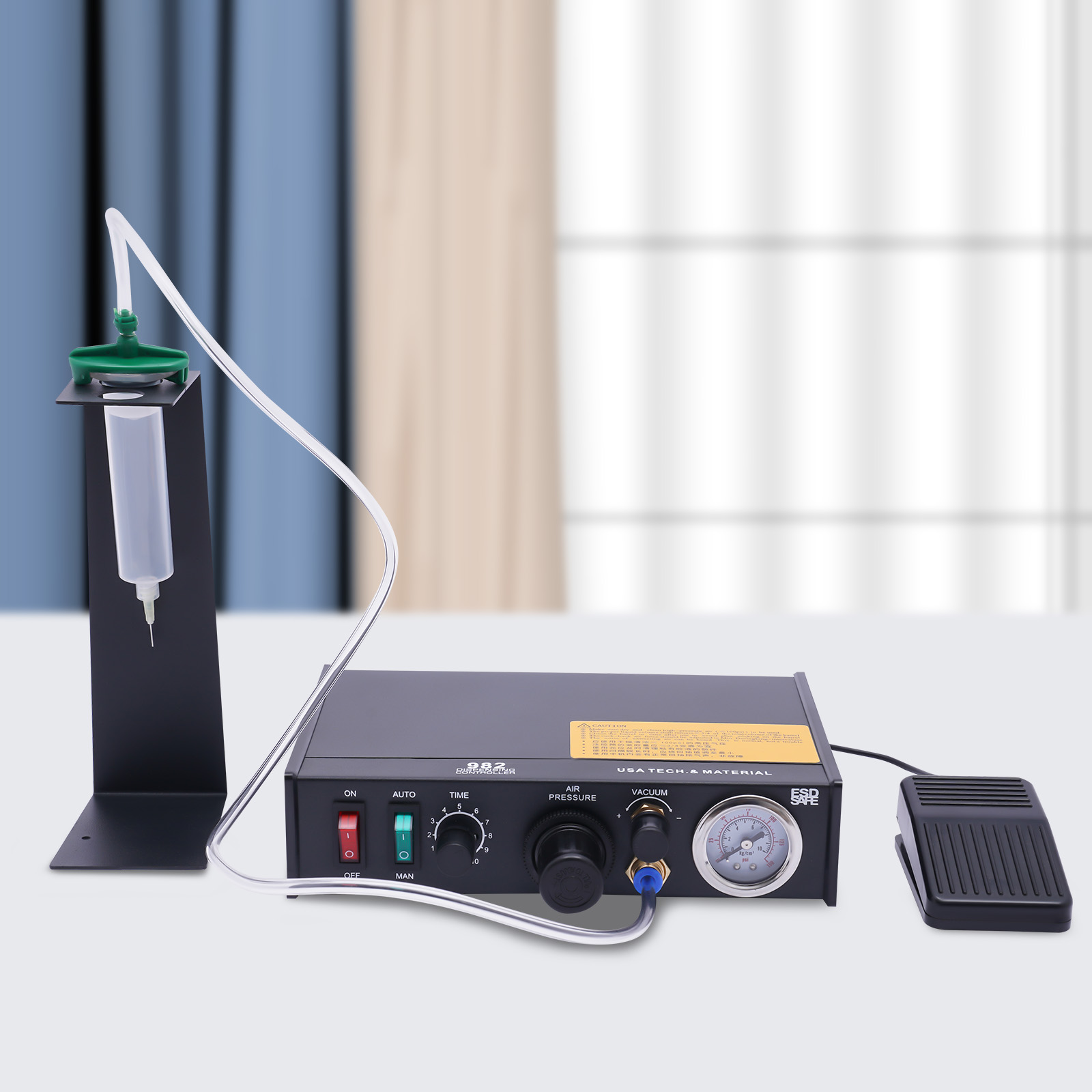 Pneumatic Dispensing Controller Glue Dispenser Solder Fluid Controller 982 Pneumatic Dispensing Controller Glue Dispenser Solder Fluid Controller 982