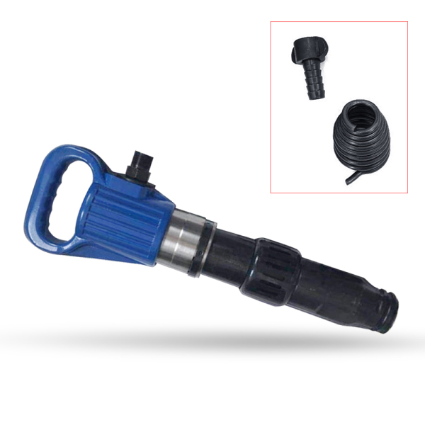 Air Chipping Hammer Pneumatic Concrete Breaking Pick Used For Crushing Operations In Reinforced Concrete Construction Cement G15 Permafrost Blue