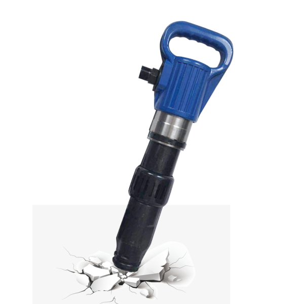 Air Chipping Hammer Pneumatic Concrete Breaking Pick Used For Crushing Operations In Reinforced Concrete Construction Cement G15 Permafrost Blue