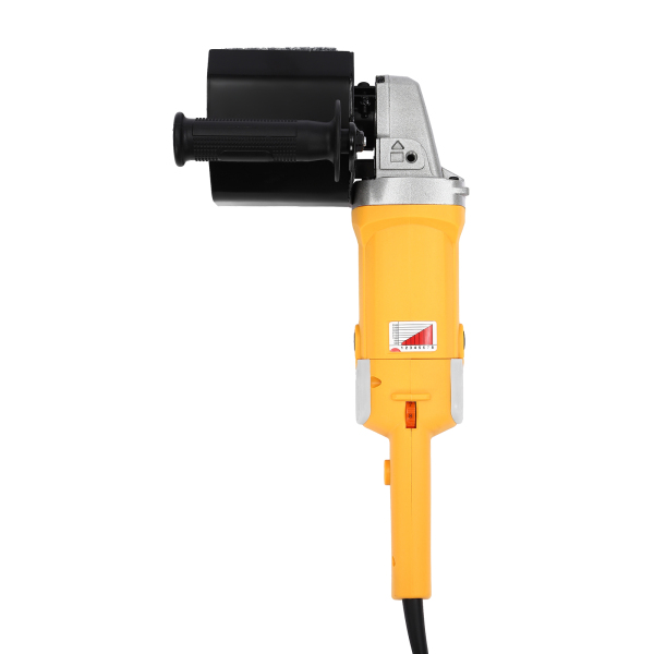 1400W Satin Machine Brush Machine Wooden Electric Satin Machine with a Maximum Speed of 3500r/min for Drawing Metal Surfaces Yellow Color