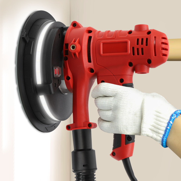 Handheld Dust-Free Drywall Sander, 220V with Free Heavy Duty Canvas Carrying Bag