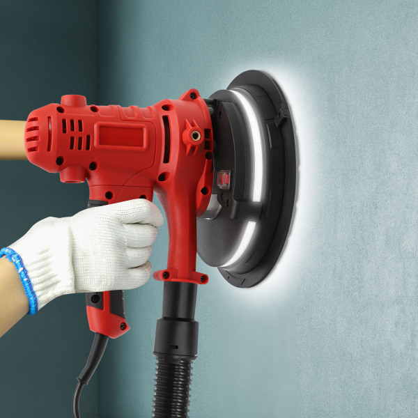 Handheld Dust-Free Drywall Sander, 220V with Free Heavy Duty Canvas Carrying Bag