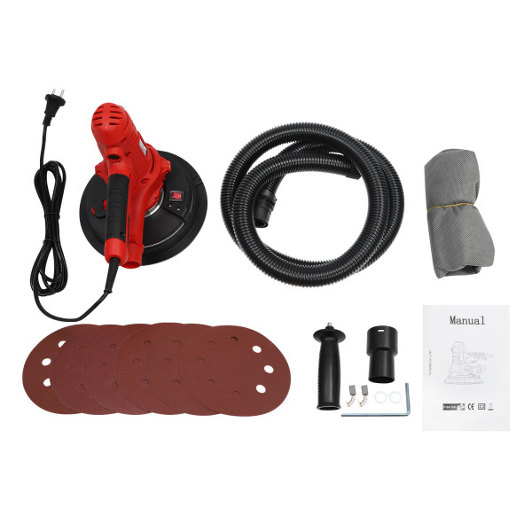 Handheld Dust-Free Drywall Sander, 220V with Free Heavy Duty Canvas Carrying Bag Handheld Dust-Free Drywall Sander, 220V with Free Heavy Duty Canvas Carrying Bag