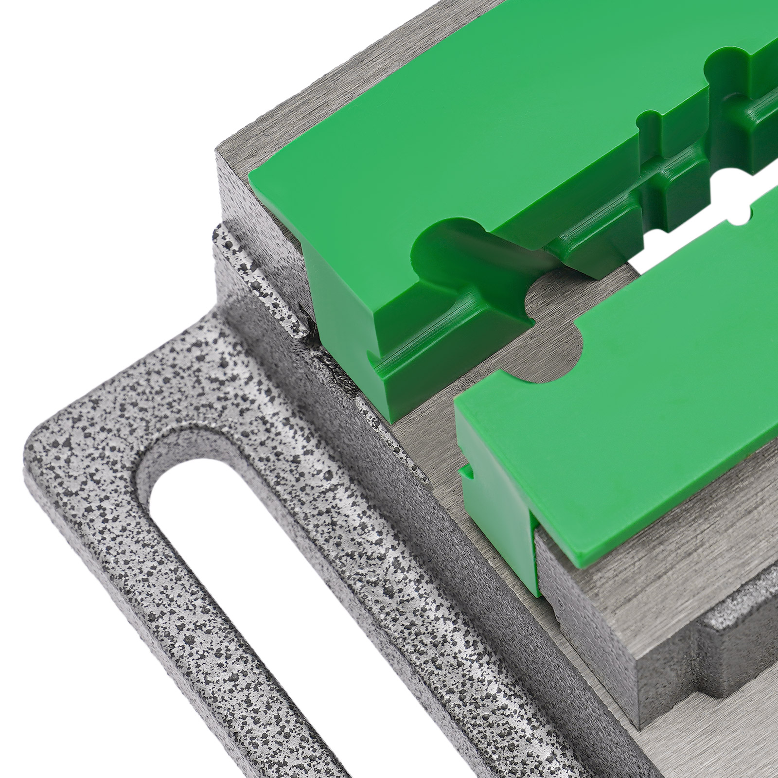 Tools Drill Press Vise Metal Drill Press Vice Workbench Drill Vise Clamp with 2 Pieces Magnetic Vise Pads Multi Grooved Pads Set (4 Inch)