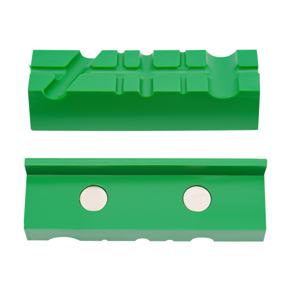 Tools Drill Press Vise Metal Drill Press Vice Workbench Drill Vise Clamp with 2 Pieces Magnetic Vise Pads Multi Grooved Pads Set (4 Inch)