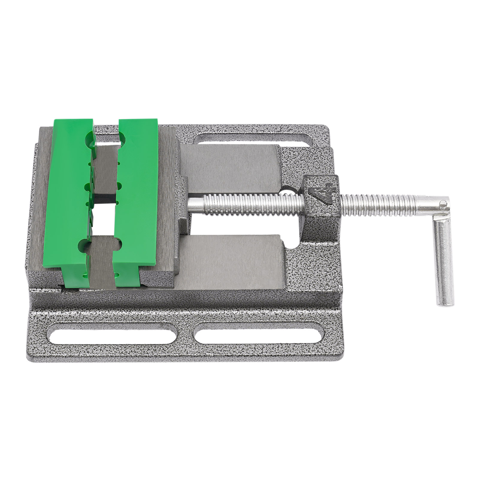 Tools Drill Press Vise Metal Drill Press Vice Workbench Drill Vise Clamp with 2 Pieces Magnetic Vise Pads Multi Grooved Pads Set (4 Inch)
