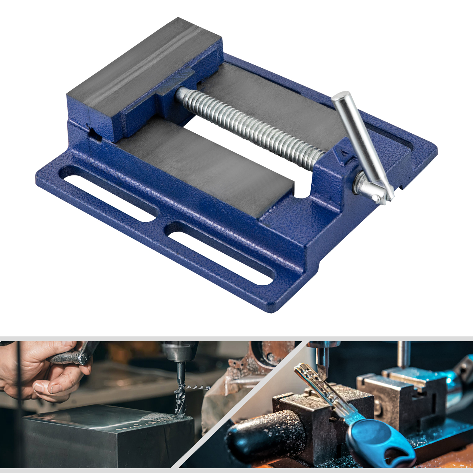Professional Machine Vice 100 mm Industrial Table Column Drilling Machine Cast Iron Professional Machine Vice 100 mm Industrial Table Column Drilling Machine Cast Iron