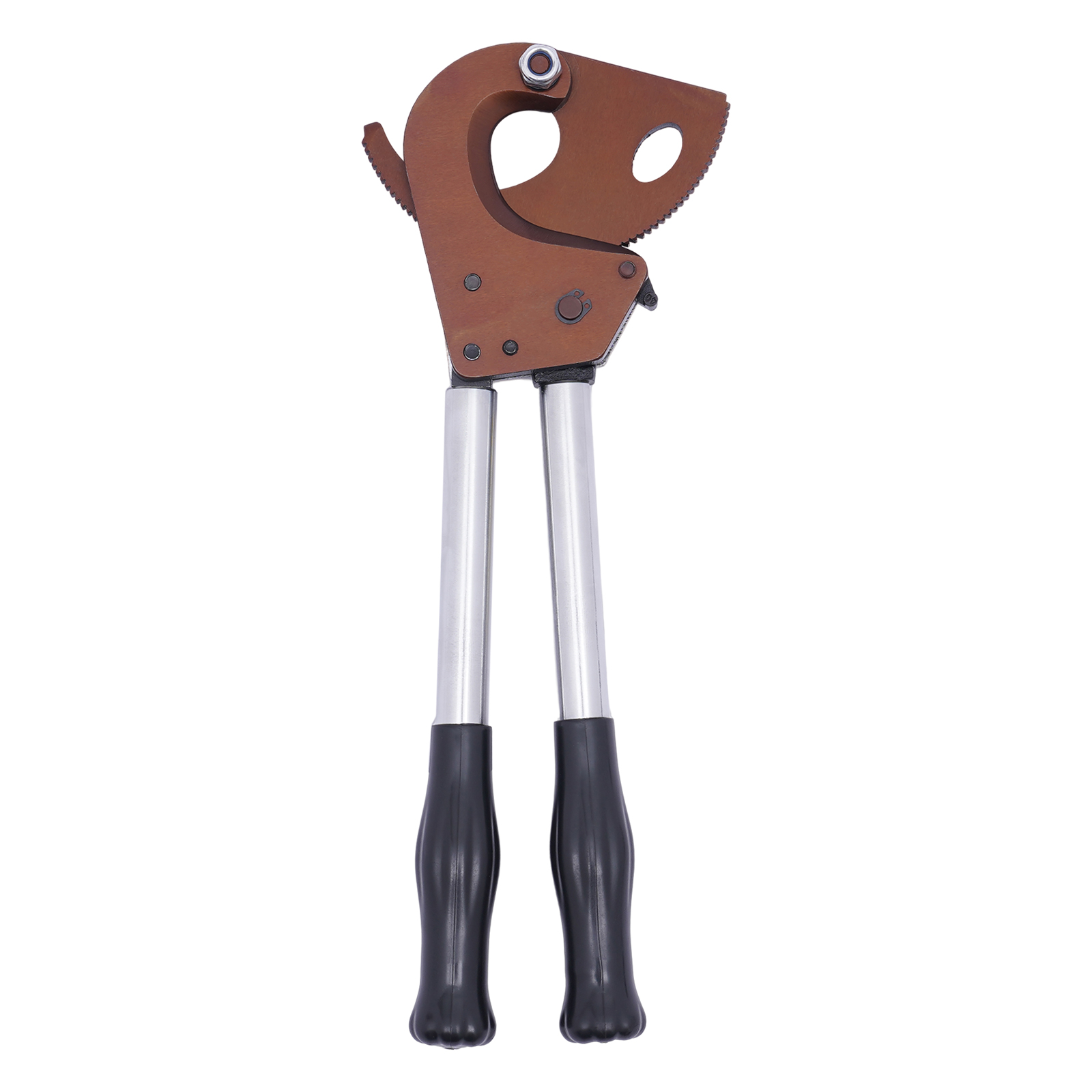 Ratchet Cable Cutter Heavy Duty Aluminum Copper Armored Cable Cutter Suitable For Electric Power Repair Testing Construction 13.39*5.04*1.5inch