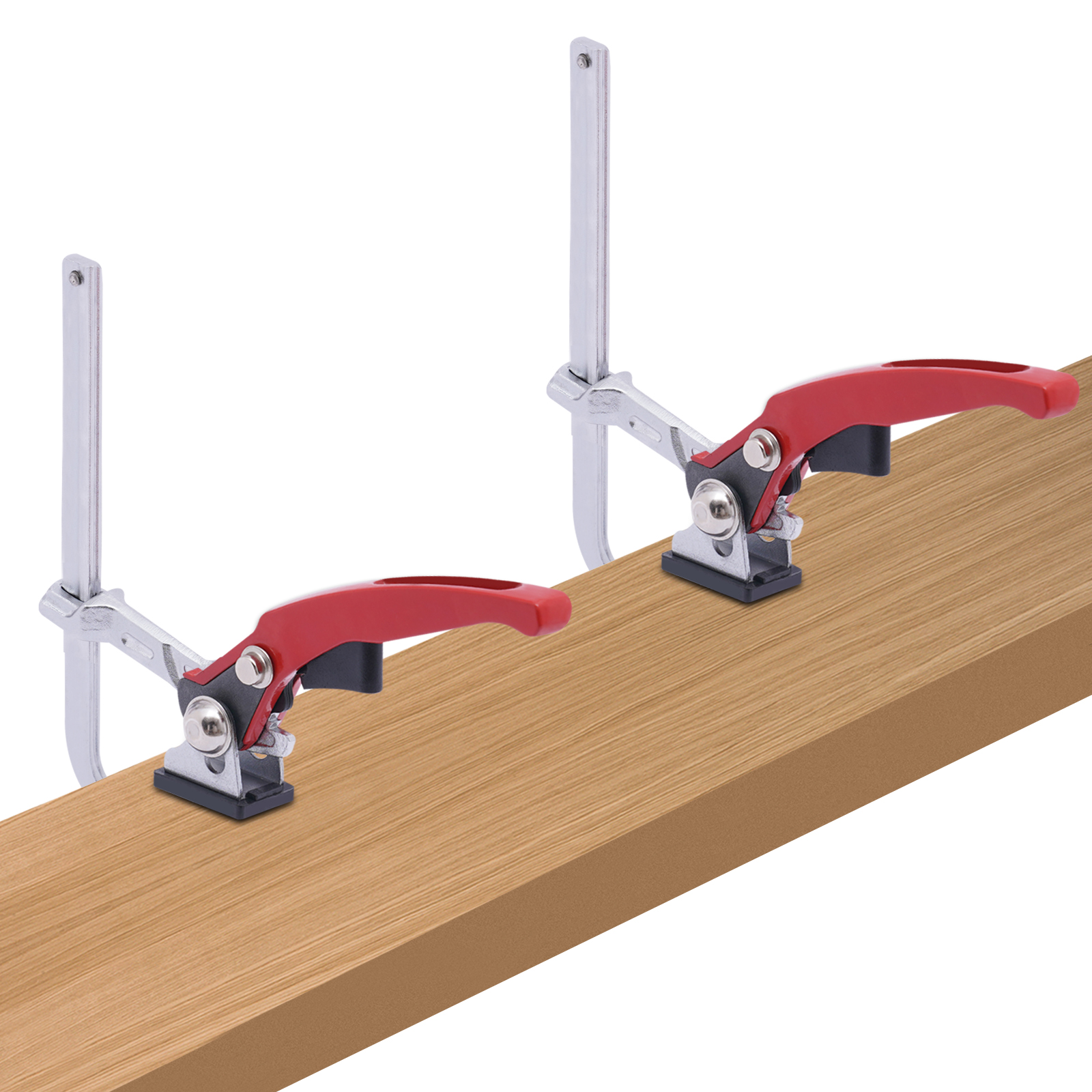 2PCS 40CR Quick Ratchet Guide Rail Table Saw Wood Clamp Ratchet Clamp Used To Hold Workpieces For Gluing Welding Grinding 8.1*3.4inch Modern 2PCS 40CR Quick Ratchet Guide Rail Table Saw Wood Clamp Ratchet Clamp Used To Hold Workpieces For Gluing Welding Grinding 8.1*3.4inch Modern