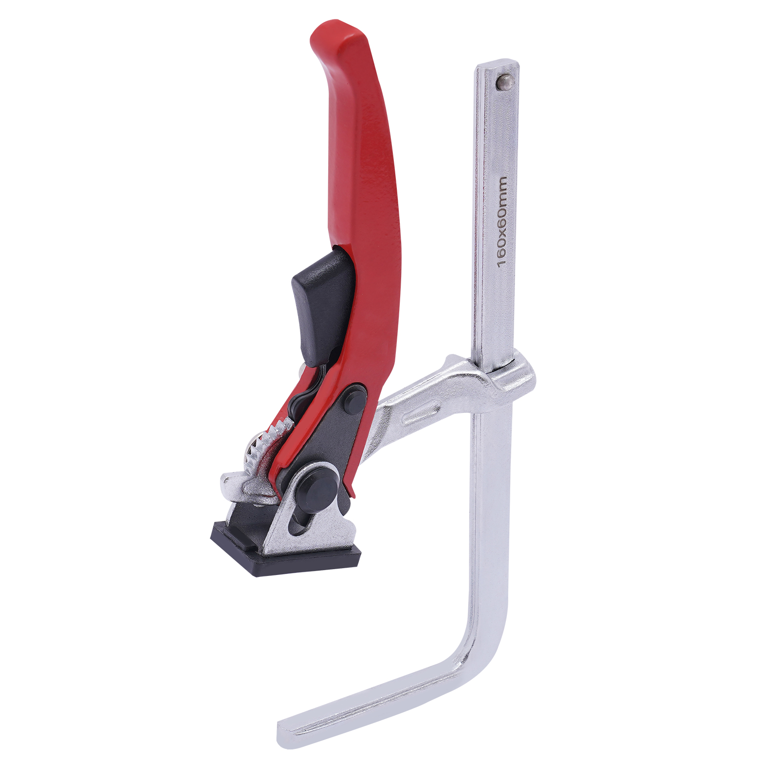 2PCS 40CR Quick Ratchet Guide Rail Table Saw Wood Clamp Ratchet Clamp Used To Hold Workpieces For Gluing Welding Grinding 8.1*3.4inch Modern 2PCS 40CR Quick Ratchet Guide Rail Table Saw Wood Clamp Ratchet Clamp Used To Hold Workpieces For Gluing Welding Grinding 8.1*3.4inch Modern