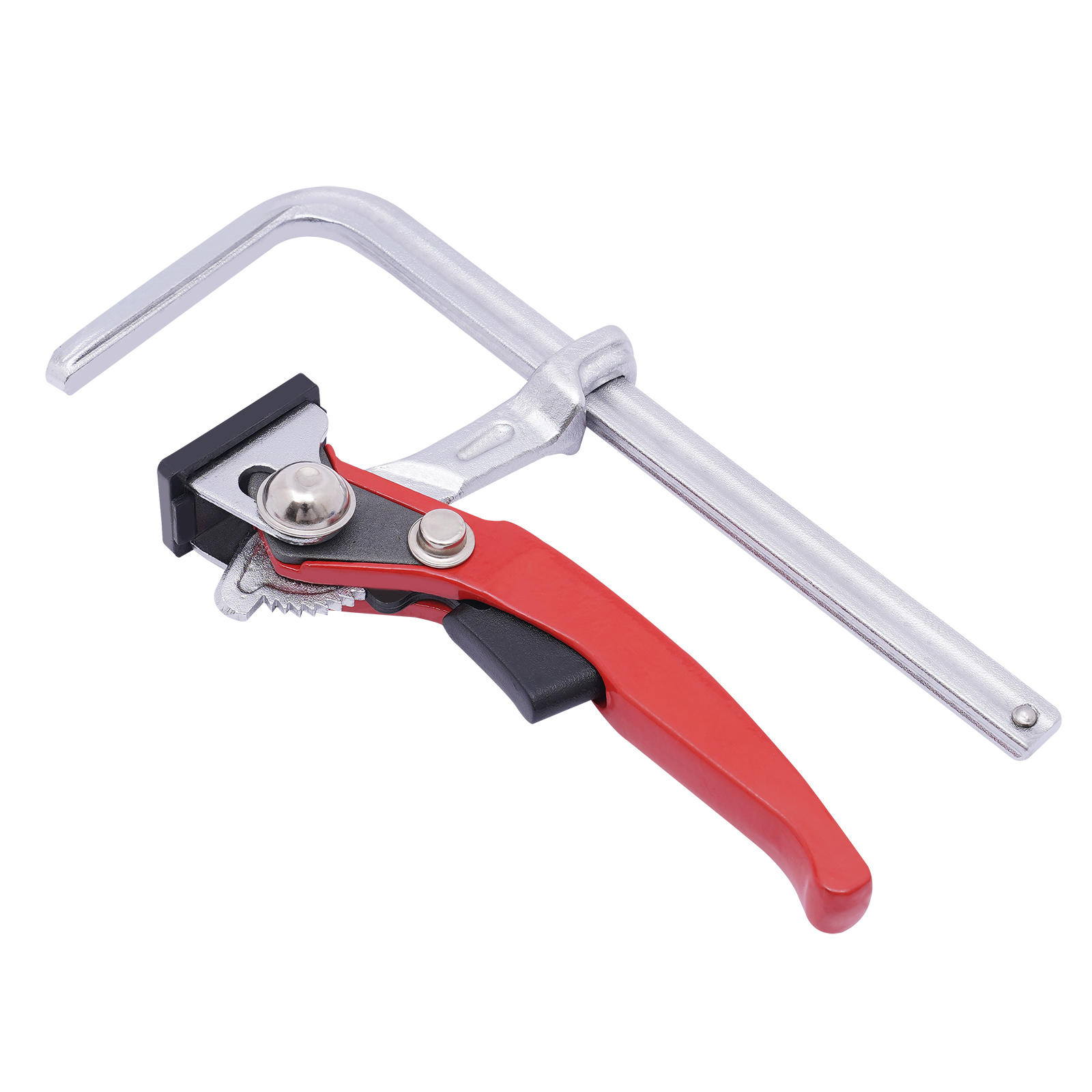 2PCS 40CR Quick Ratchet Guide Rail Table Saw Wood Clamp Ratchet Clamp Used To Hold Workpieces For Gluing Welding Grinding 8.1*3.4inch Modern 2PCS 40CR Quick Ratchet Guide Rail Table Saw Wood Clamp Ratchet Clamp Used To Hold Workpieces For Gluing Welding Grinding 8.1*3.4inch Modern