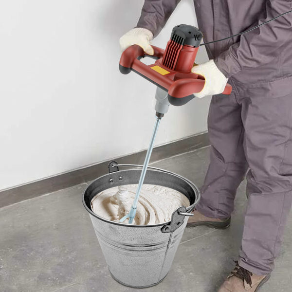 Hand Mixer Electric Hand Mixer Concrete Mixer Used For Mixing Concrete Cement Plasterboard Mud Mortar Paint 1600W Cement Mixer