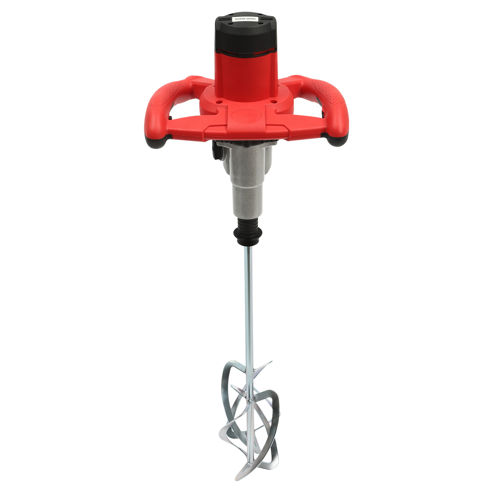 1800W Paint and Mortar Agitator Mixers for Concrete Paint Bitumen 6 Speeds Optional Work In Chemical Pharmaceutical Feed Construction Red