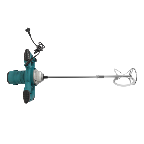 2100W Portable Concrete Mixer 6 Speed Adjustable Electric Mixer with S-shape Mixing Head Hand Mixer for Cement Concrete