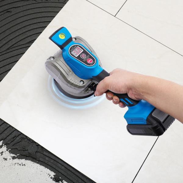 21v Digital Display Tile Tiling Machine Blue Tile Leveling Machine Widely Used At Homes Hotels Restaurants Clubhouses Decoration Industries