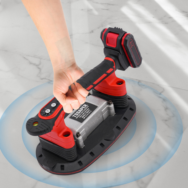Tile Vibration Tool With Electric Vacuum Cleaner 21V 2000mah Manual Tile Vibration Tool 6-speed Adjustable Tile Mounting Machine Tile Vibration Tool With Electric Vacuum Cleaner 21V 2000mah Manual Tile Vibration Tool 6-speed Adjustable Tile Mounting Machine