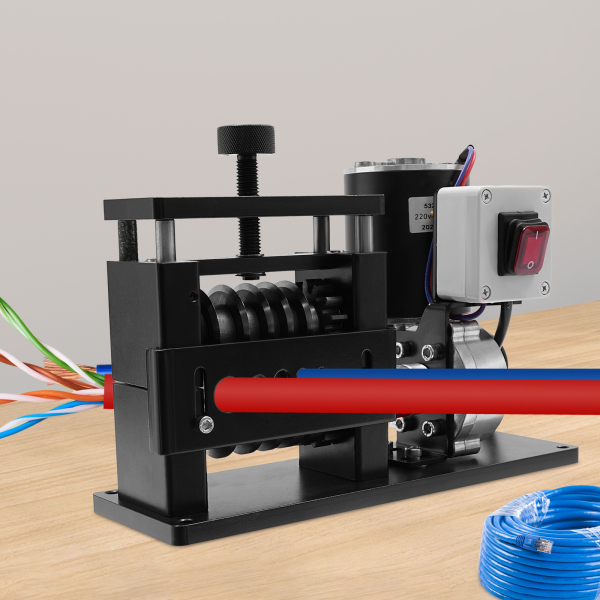 Cable Wire Stripping Machine Electrical Wire Stripping Machine Wire Stripping Tool For Finishing Wires Soft-skinned Cables Black