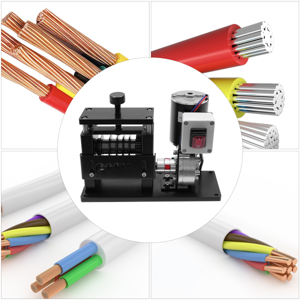 Cable Wire Stripping Machine Electrical Wire Stripping Machine Wire Stripping Tool For Finishing Wires Soft-skinned Cables Black