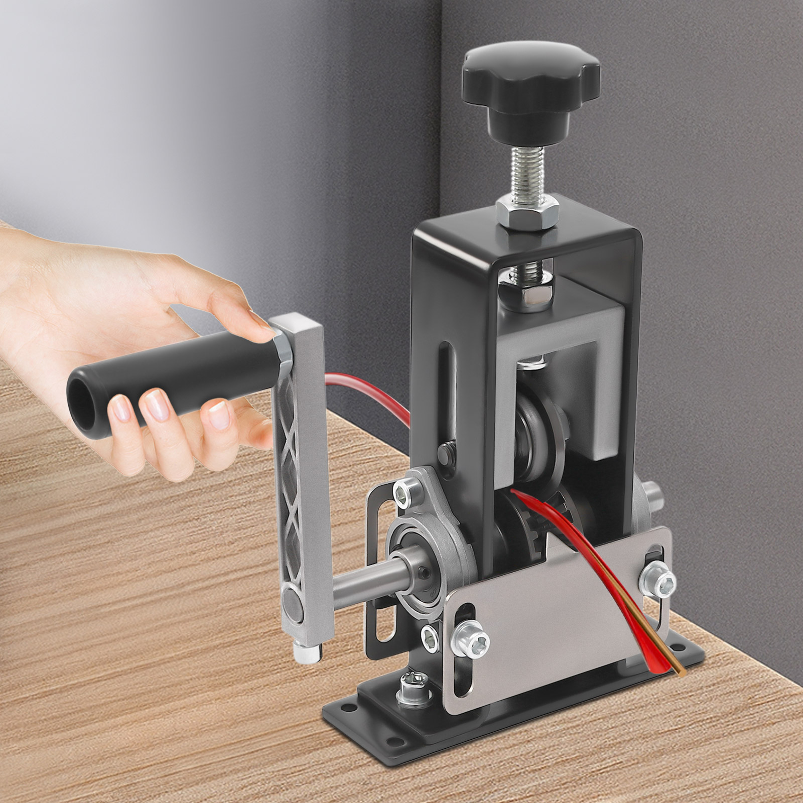 Cable Stripping Machine, Cable Stripping Tool, Manual Stripping Tool, Stripping Diameter: 1-21mm, 24.5*4*20cm, Black