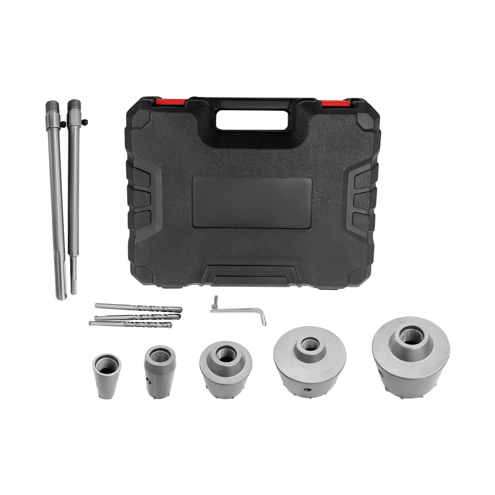 Concrete Hole Saw Kit, Hole Saw Kit For Concrete, Cement, Brick Wall, Hole Saw Set
