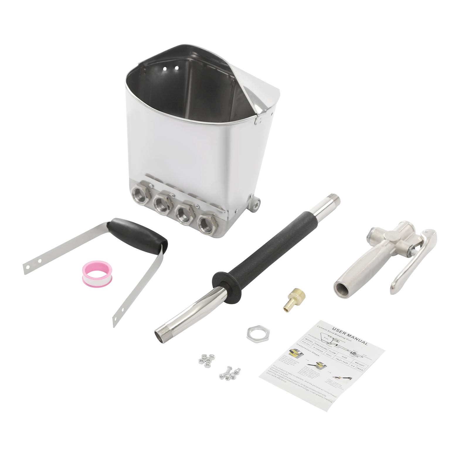 Multifunctional nozzle is detachable, cement mortar spray gun Multifunctional nozzle is detachable, cement mortar spray gun
