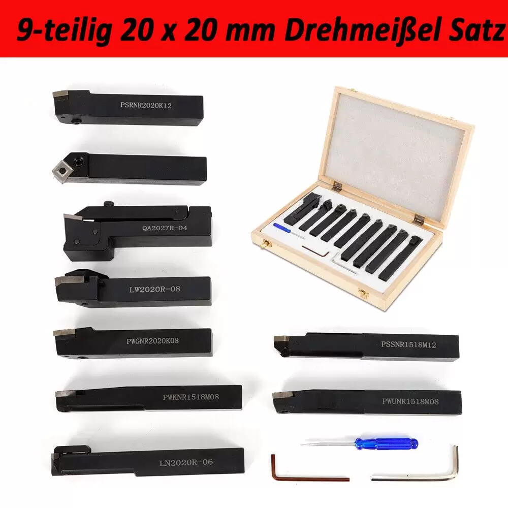 9 Piece Tungsten Carbide Cutting Tool Set 9 Piece Tungsten Carbide Cutting Tool Set