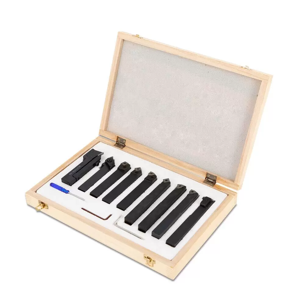 9 Piece Tungsten Carbide Cutting Tool Set