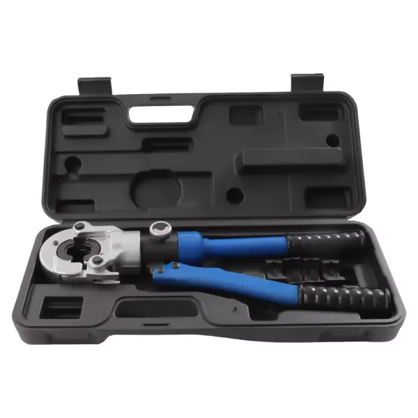 Copper Tube Fittings Hydraulic Pipe Crimping Tool With 1/2" 3/4" And 1" Jaw Copper Pipe Pressing Pliers Widely Used In The Drainage Pipeline System