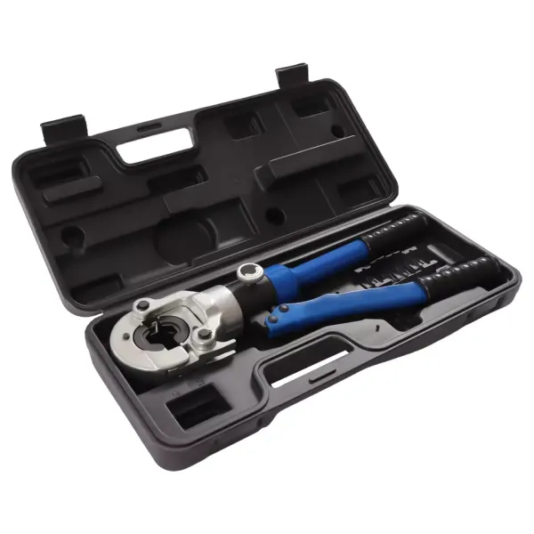 Copper Tube Fittings Hydraulic Pipe Crimping Tool With 1/2" 3/4" And 1" Jaw Copper Pipe Pressing Pliers Widely Used In The Drainage Pipeline System