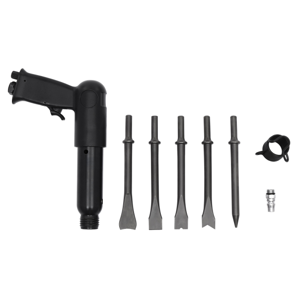 Air Hammer Kit, 22*15.3cm Air Hammer Kit with Quick Change Retainer, Air Hammer for fast shovel-cutting